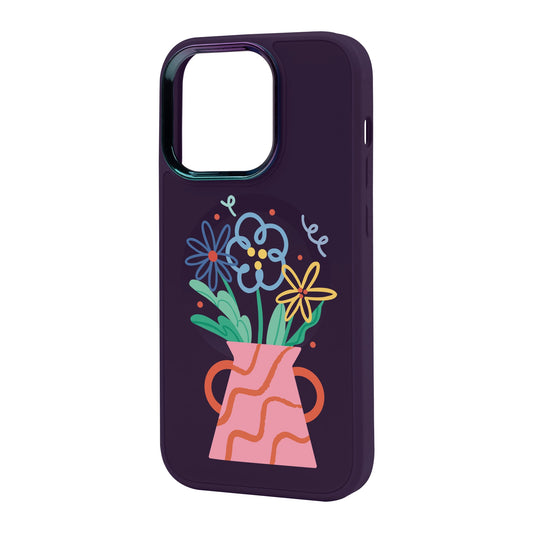 PINK VASE-iPhone 14 Pro Max Vigor Kılıf MagSafe Özellikli
