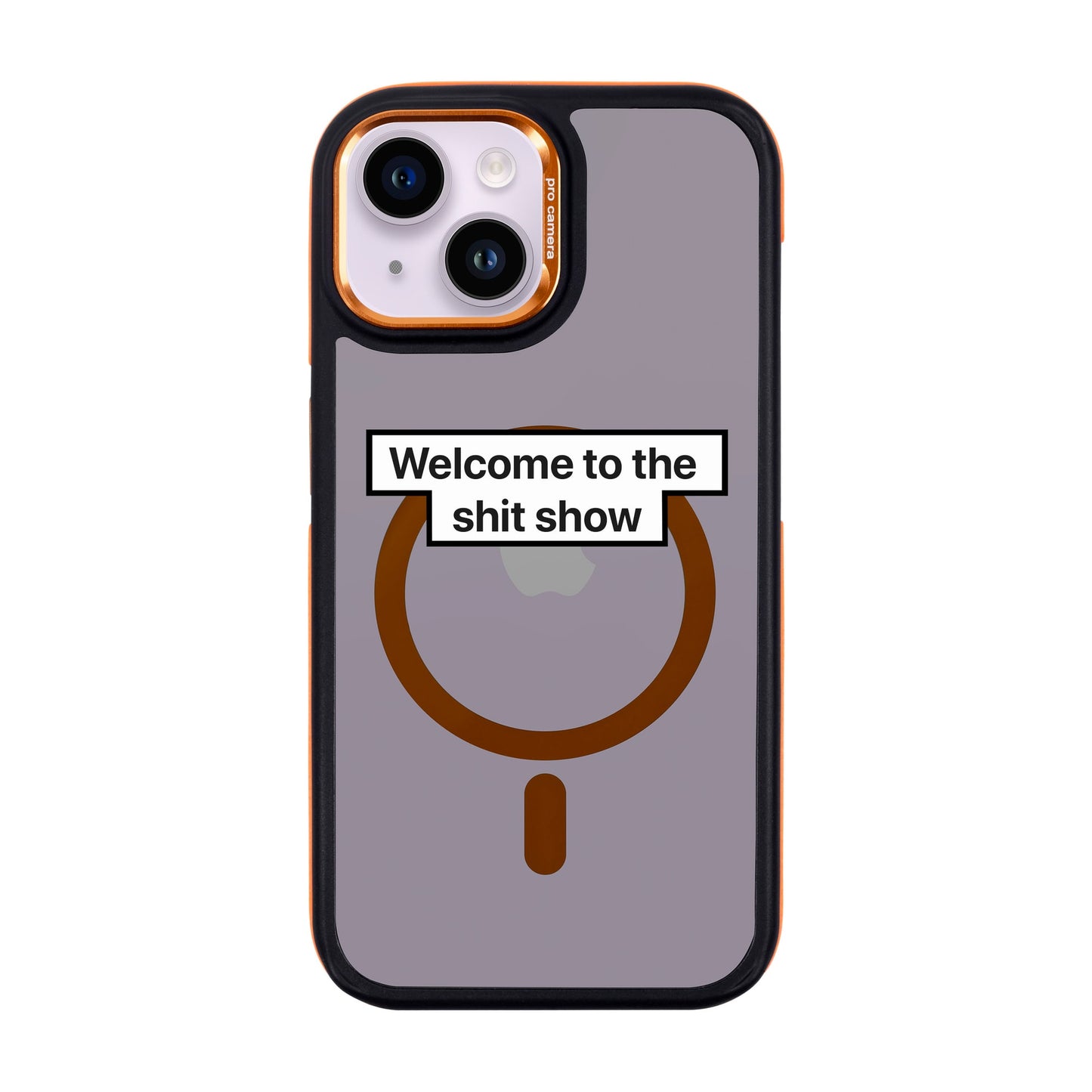 WELCOME-iPhone 13 Dark Kılıf MagSafe Özellikli