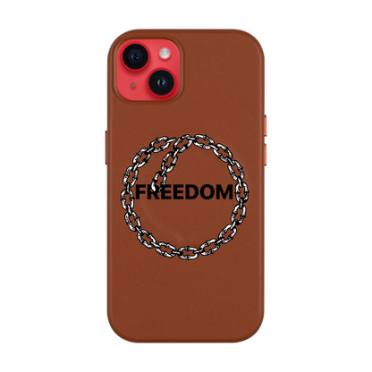 FREEDOM-iPhone 14 Plus Leather Kılıf MagSafe Özellikli