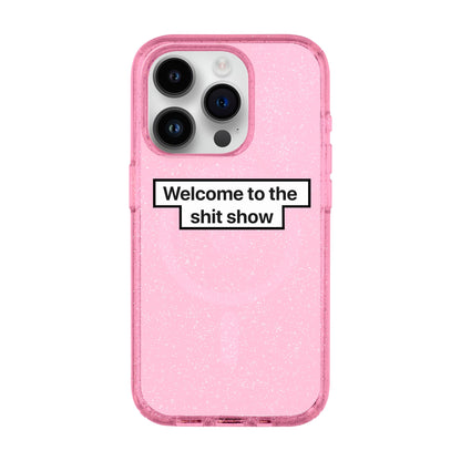 WELCOME-iPhone 14 Pro Shiny Kılıf MagSafe Özellikli