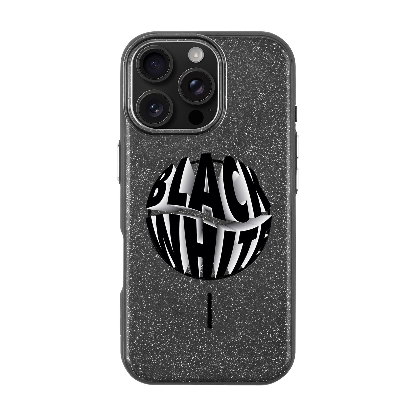 BLACK WHITE-iPhone 16 Pro Max Radiant Kılıf MagSafe Özellikli