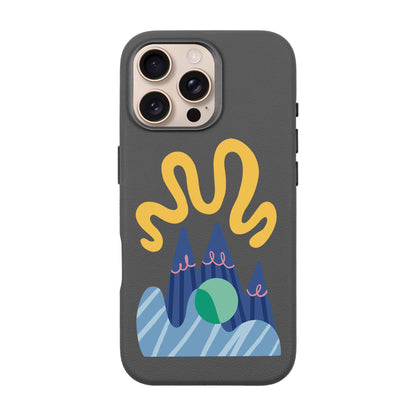 MOUNTAIN-iPhone 16 Pro Max Leather Premium Kılıf MagSafe Özellikli