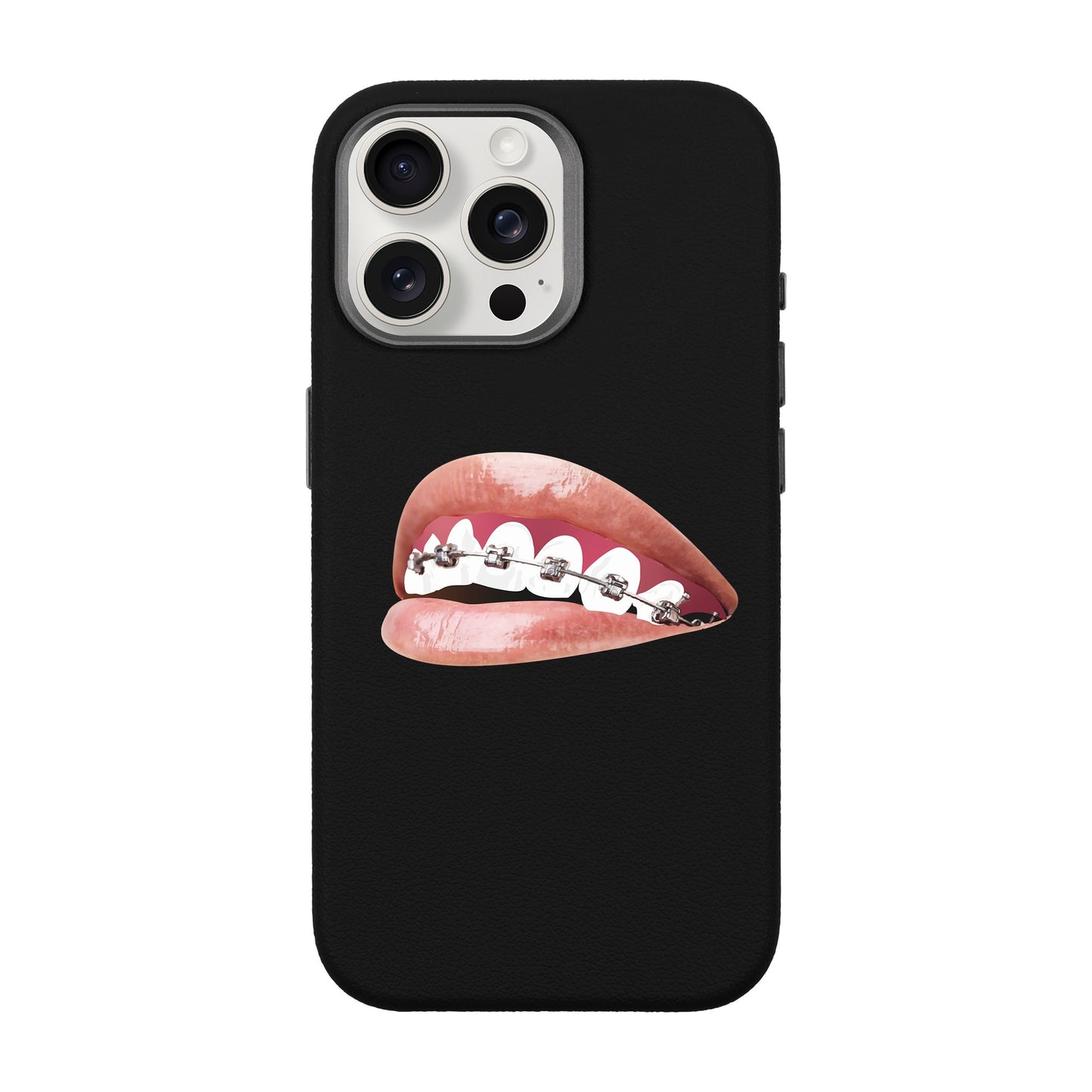 ORTHODONTIST-iPhone 15 Pro Max Leather Premium Kılıf MagSafe Özellikli
