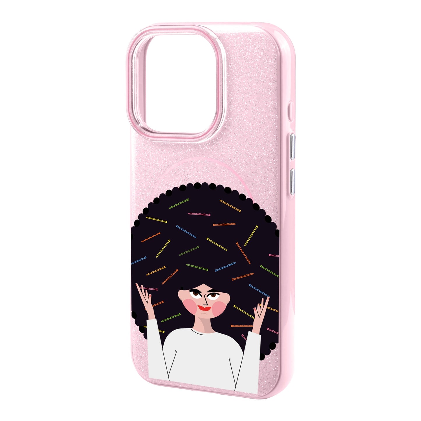 TANGLES OF HAPPINESS-Radiant Kılıf MagSafe Özellikli - iPhone 15 Pro