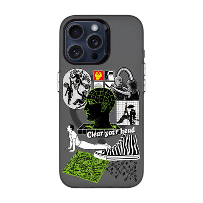 CLEAR YOUR HEAD-Hold Kılıf MagSafe Özellikli - iPhone 15 Pro Max