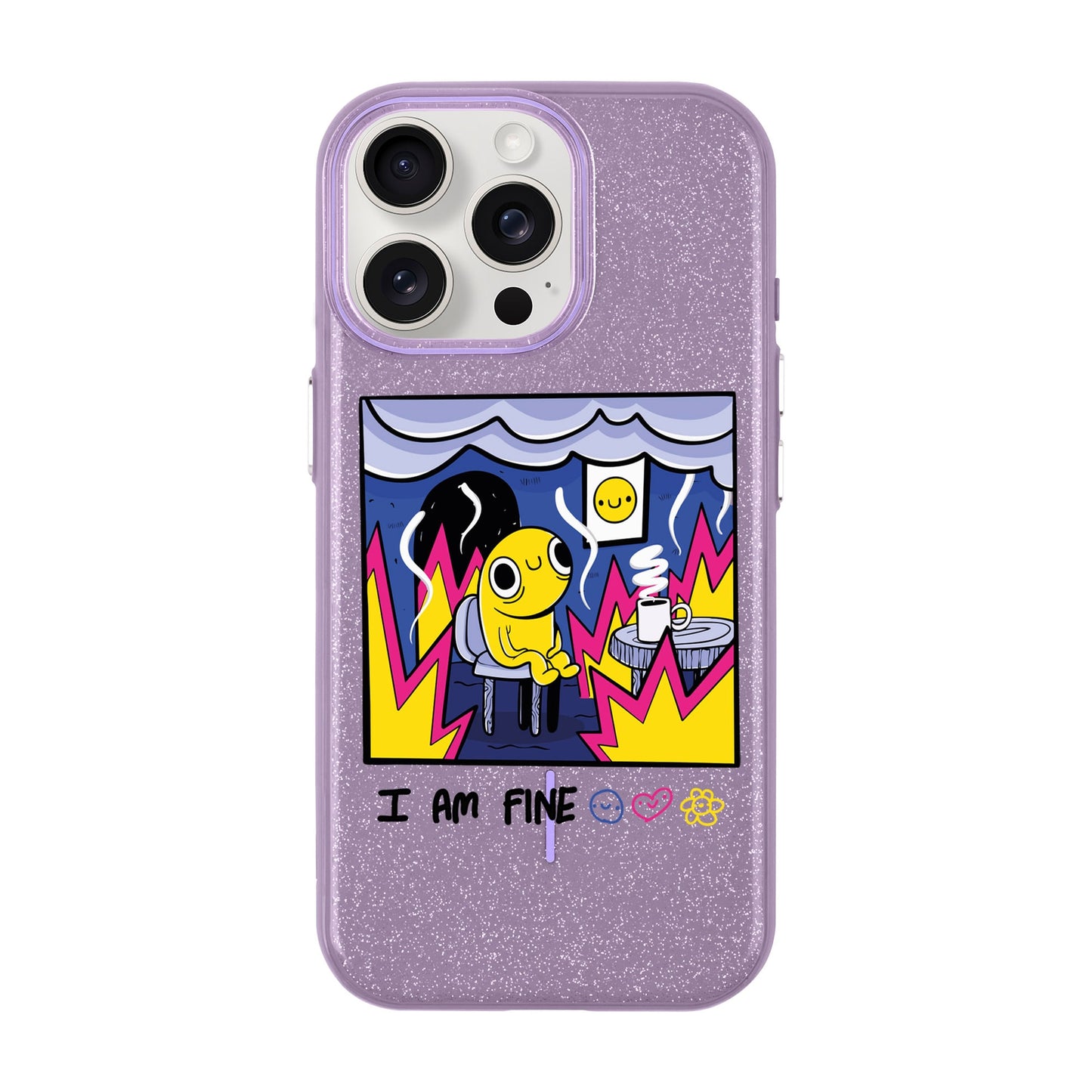 I AM FINE-iPhone 15 Pro Max Radiant Kılıf MagSafe Özellikli