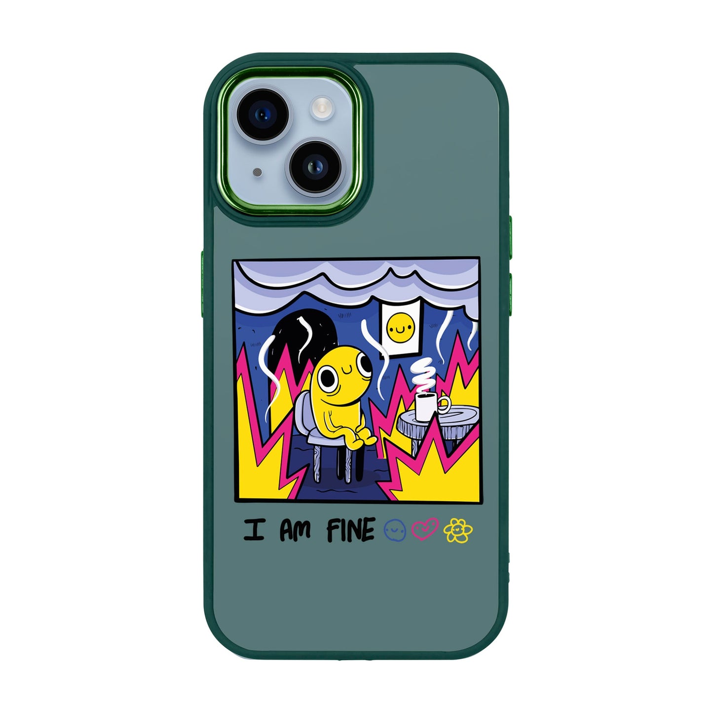 I AM FINE-Proof Kılıf - iPhone 14