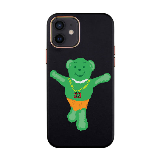 GREEN BEAR-iPhone Xs Max Leather Kılıf