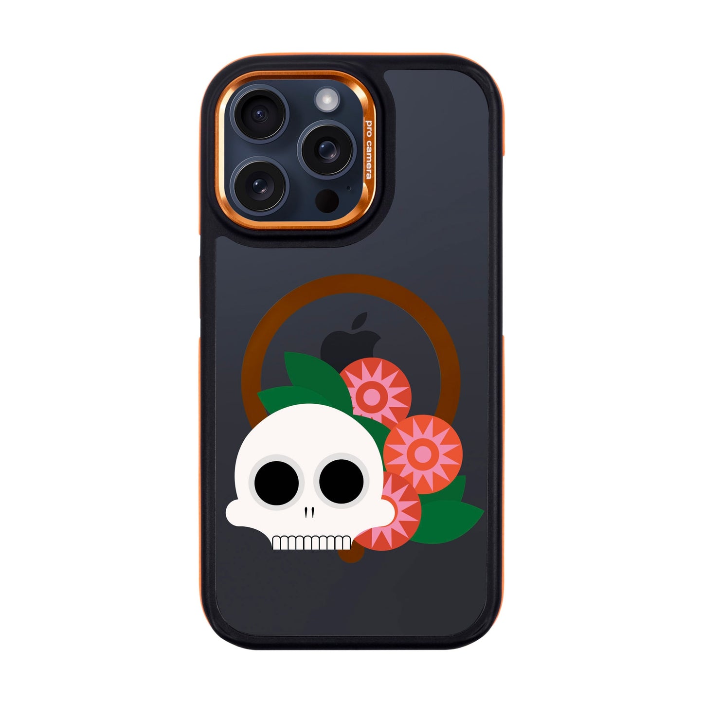MEMENTO BLOOM-iPhone 15 Pro Max Dark Kılıf MagSafe Özellikli