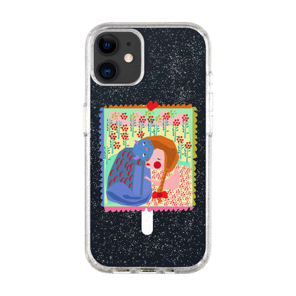 KEDİ POSTA PULU-Shiny Kılıf MagSafe Özellikli - iPhone 11