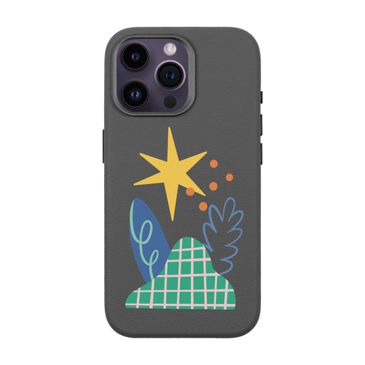 LITTLE NATURE-iPhone 14 Pro Max Leather Premium Kılıf MagSafe Özellikli