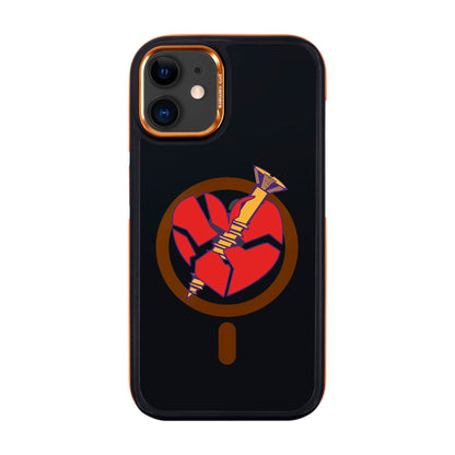 BROKEN HEART-iPhone 11 Dark Kılıf MagSafe Özellikli
