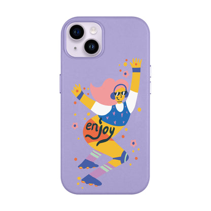 ENJOY-iPhone 14 Plus Leather Kılıf MagSafe Özellikli