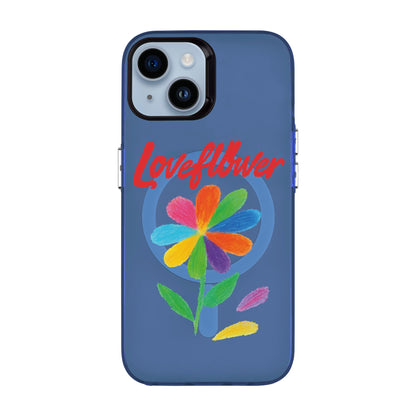 LOVE FLOWER-iPhone 14 Hold Kılıf MagSafe Özellikli