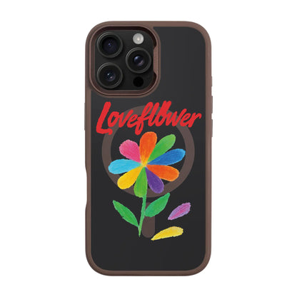 LOVE FLOWER-iPhone 16 Pro Max Rise Kılıf MagSafe Özellikli