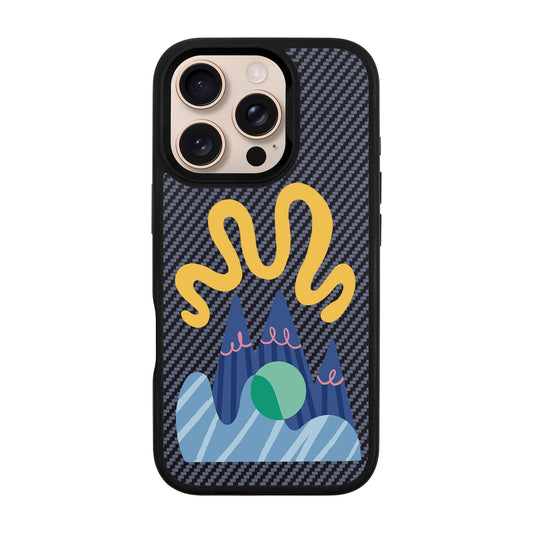 MOUNTAIN-iPhone 16 Pro Plaid Kılıf MagSafe Özellikli