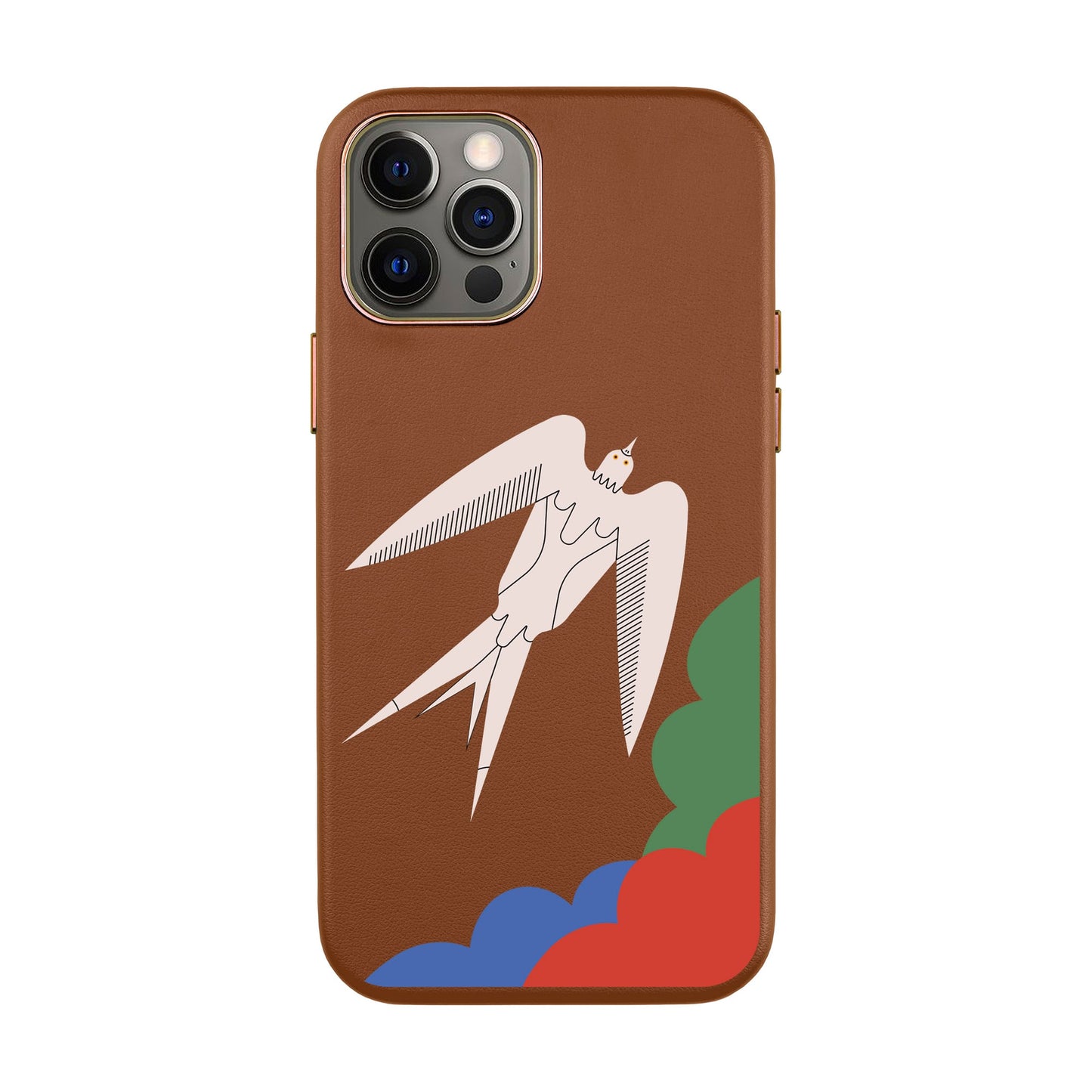 L’OISEAU LIBRE-iPhone 7 Plus / 8 Plus Leather Kılıf