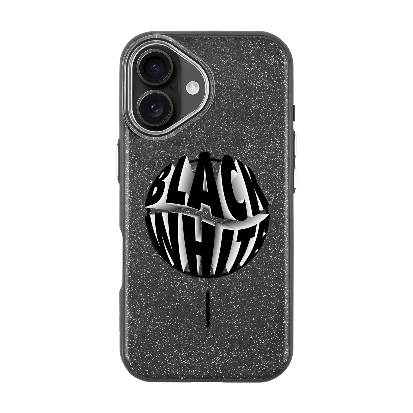 BLACK WHITE-iPhone 16 Plus Radiant Kılıf MagSafe Özellikli