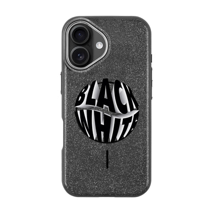 BLACK WHITE-iPhone 16 Plus Radiant Kılıf MagSafe Özellikli