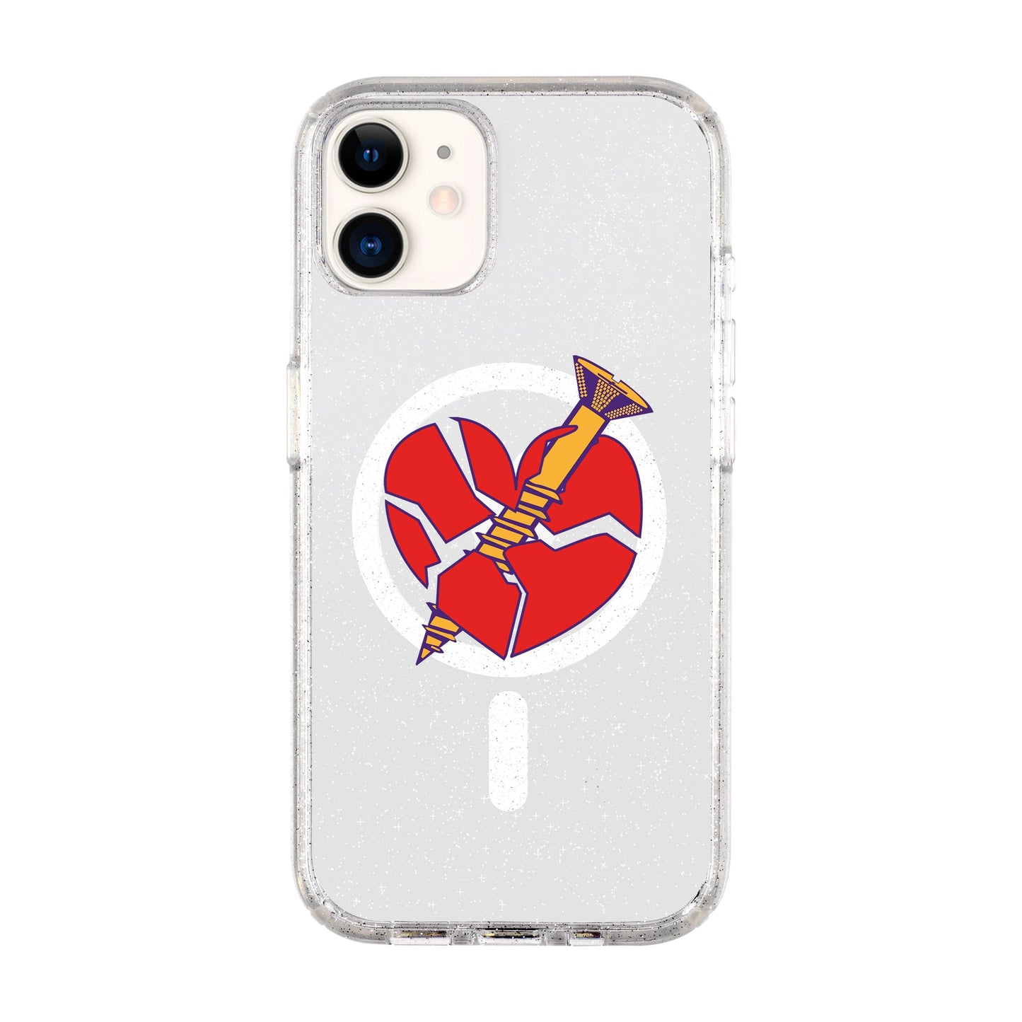 BROKEN HEART-iPhone 11 Shiny Kılıf MagSafe Özellikli