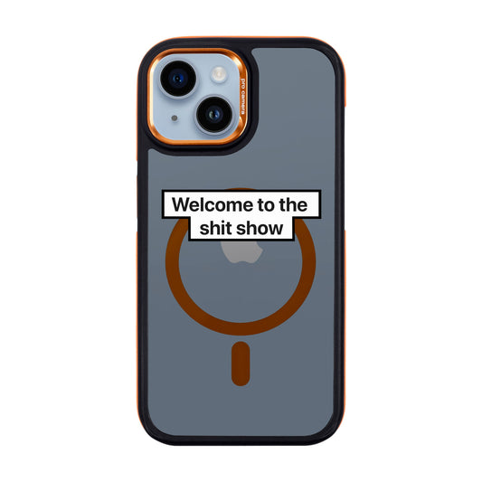 WELCOME-iPhone 14 Dark Kılıf MagSafe Özellikli