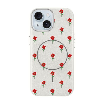 FLOWER POWER-iPhone 15 Plus Radiant Kılıf MagSafe Özellikli