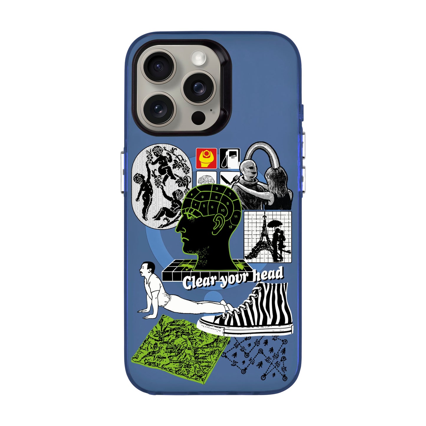 CLEAR YOUR HEAD-Hold Kılıf MagSafe Özellikli - iPhone 15 Pro Max