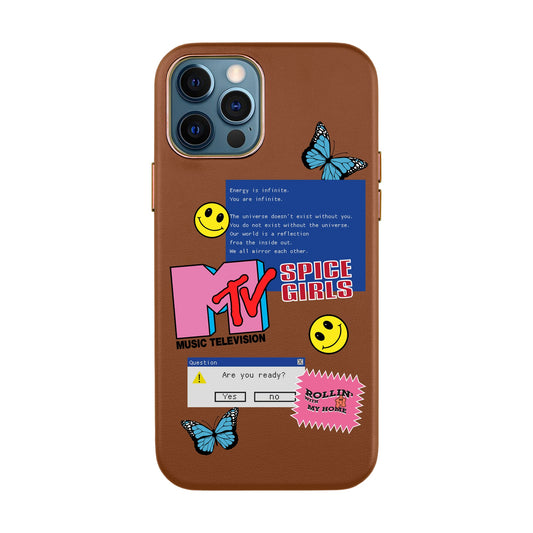 ARE YOU READY-iPhone 12 Pro Max Leather Kılıf