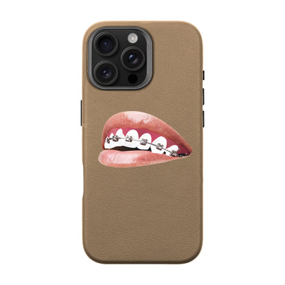 ORTHODONTIST-iPhone 16 Pro Max Leather Premium Kılıf MagSafe Özellikli