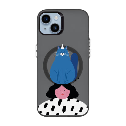 NAUGHTY CAT-iPhone 14 Plus Hold Kılıf MagSafe Özellikli