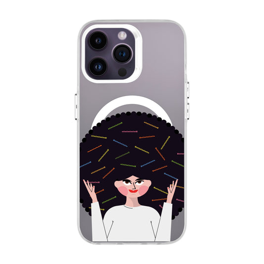 TANGLES OF HAPPINESS-iPhone 14 Pro Max Hold Kılıf MagSafe Özellikli