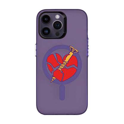 BROKEN HEART-iPhone 14 Pro Max Hold Kılıf MagSafe Özellikli
