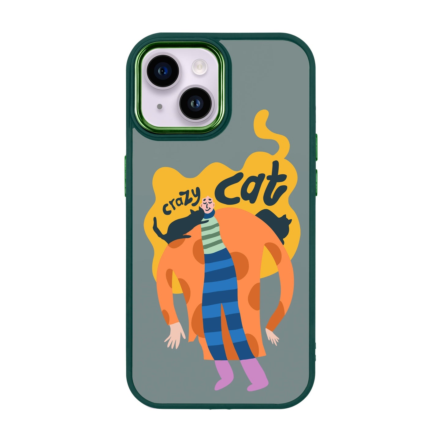 CRAZY CAT-iPhone 14 Plus Proof Kılıf