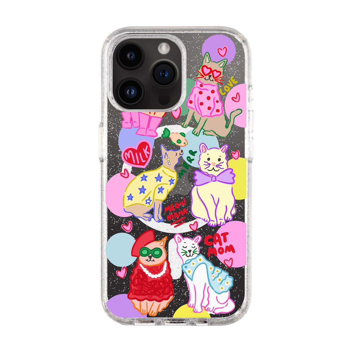CAT MOM-iPhone 14 Pro Max Shiny Kılıf MagSafe Özellikli