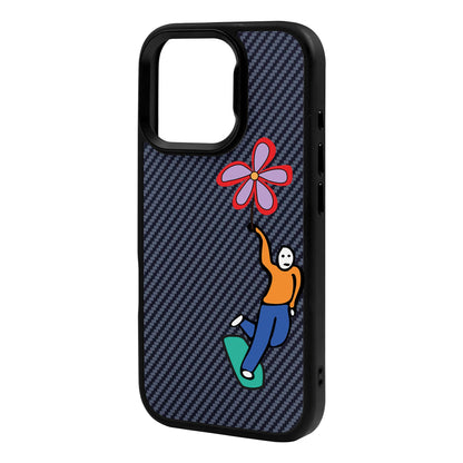 SKATEBOARDER-iPhone 16 Pro Max Plaid Kılıf MagSafe Özellikli