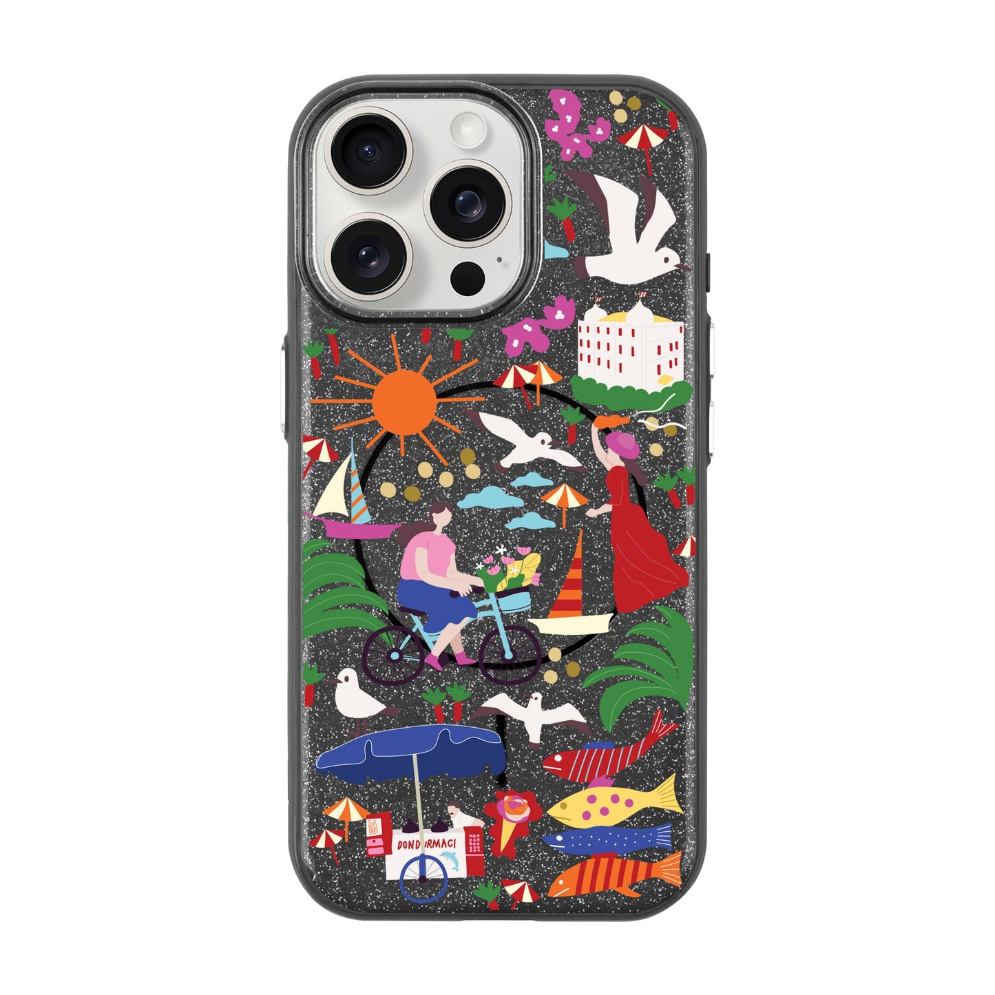 TO'S WITH US ADALAR-Radiant Kılıf MagSafe Özellikli - iPhone 15 Pro Max