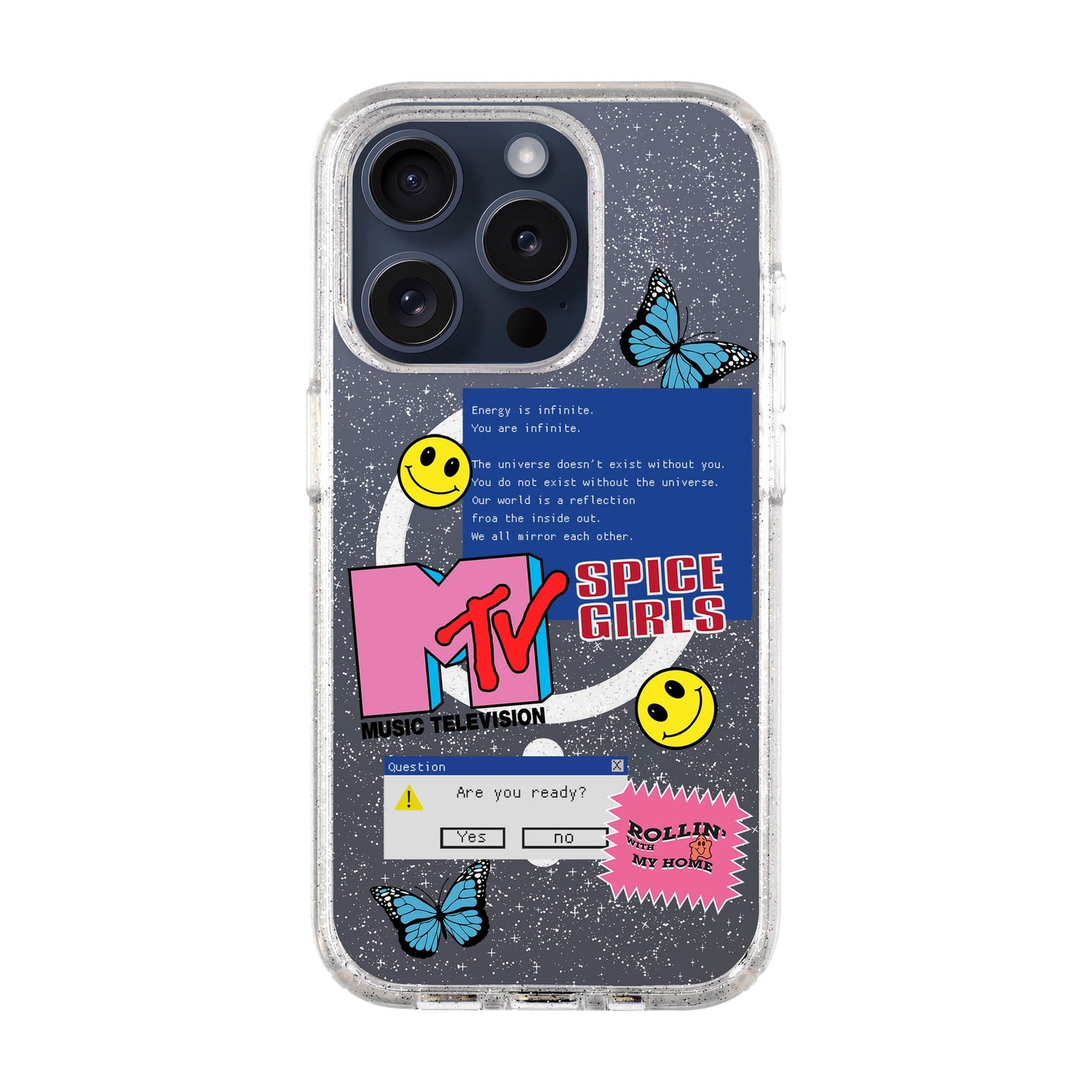 ARE YOU READY-Shiny Kılıf MagSafe Özellikli - iPhone 15 Pro