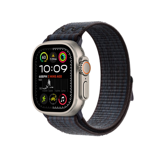 Apple Watch Sewing Kordon-Siyah Mavi