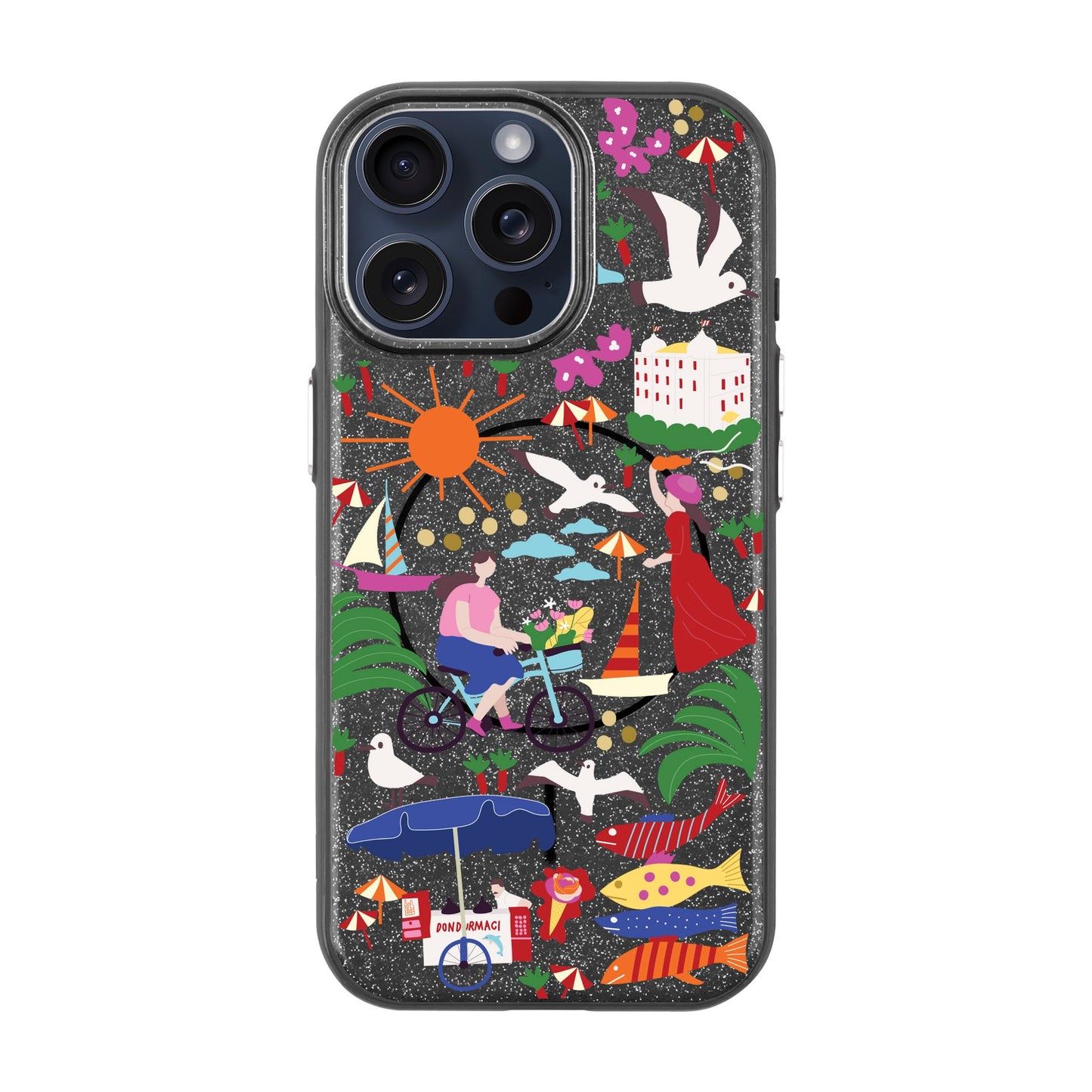 TO'S WITH US ADALAR-Radiant Kılıf MagSafe Özellikli - iPhone 15 Pro Max