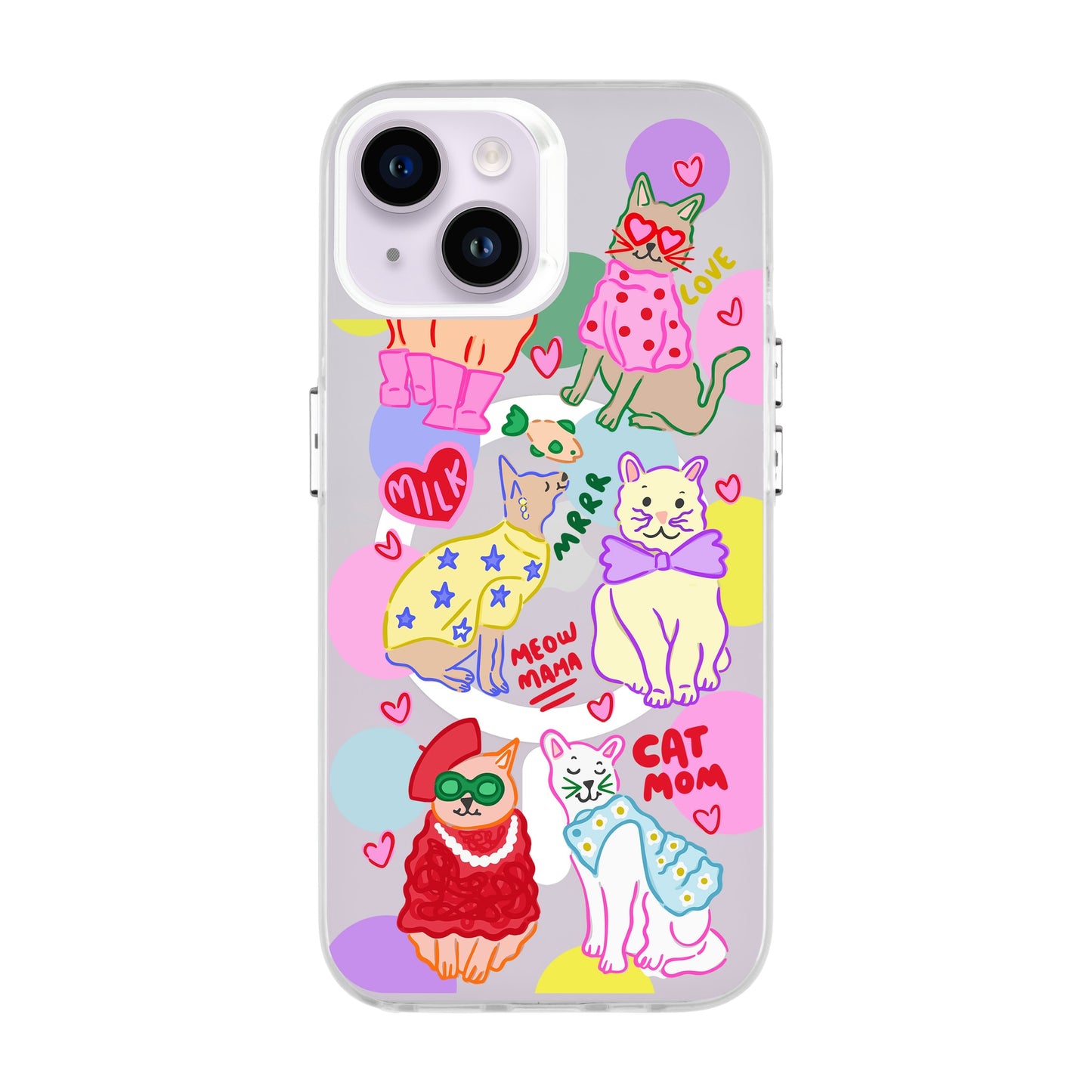 CAT MOM-iPhone 14 Hold Kılıf MagSafe Özellikli