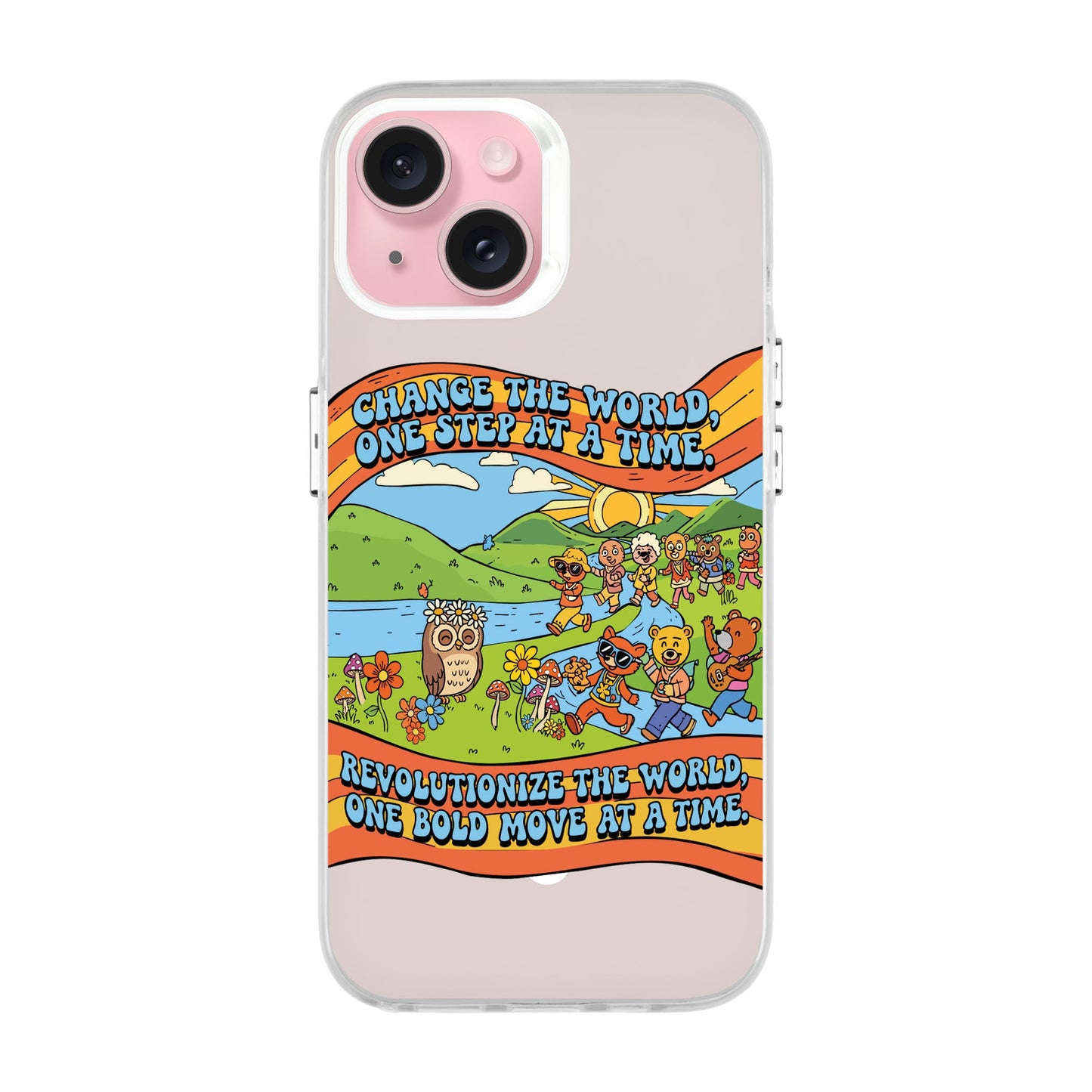 CHANGE THE WORLD-iPhone 15 Hold Kılıf MagSafe Özellikli