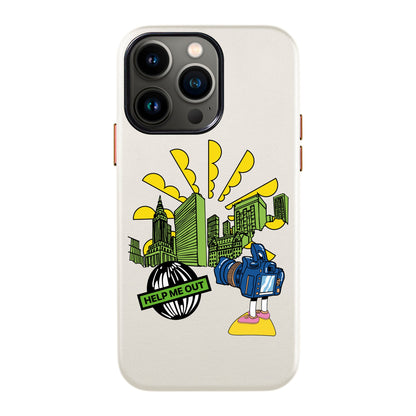 HELP ME OUT-iPhone 13 Pro Max Leather Kılıf