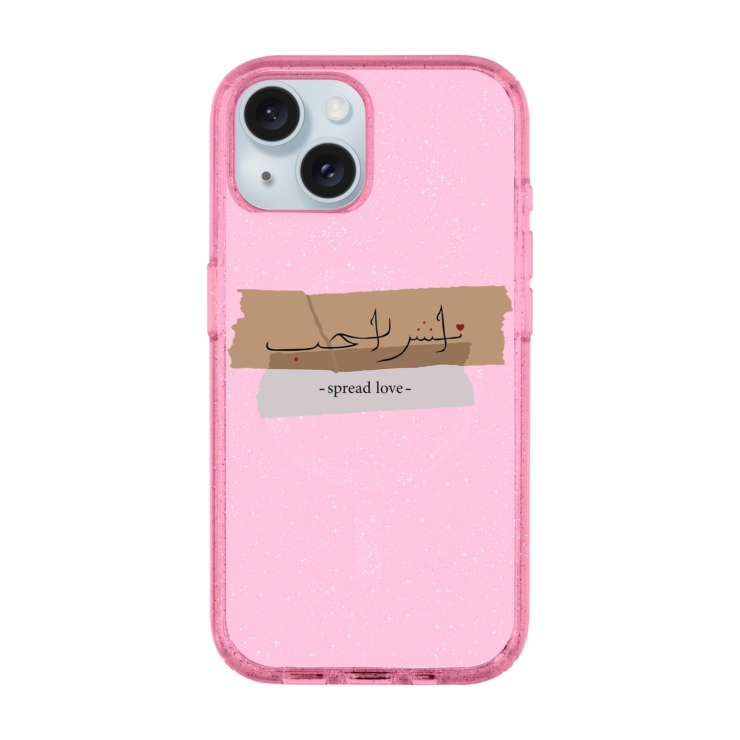 SPREAD LOVE-iPhone 15 Plus Shiny Kılıf MagSafe Özellikli