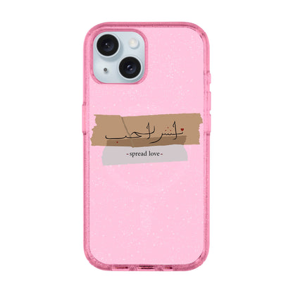 SPREAD LOVE-iPhone 15 Plus Shiny Kılıf MagSafe Özellikli