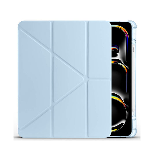 Apple iPad Air 13 inç 2024-Trigon Folding Kalemlikli Standlı Kılıf