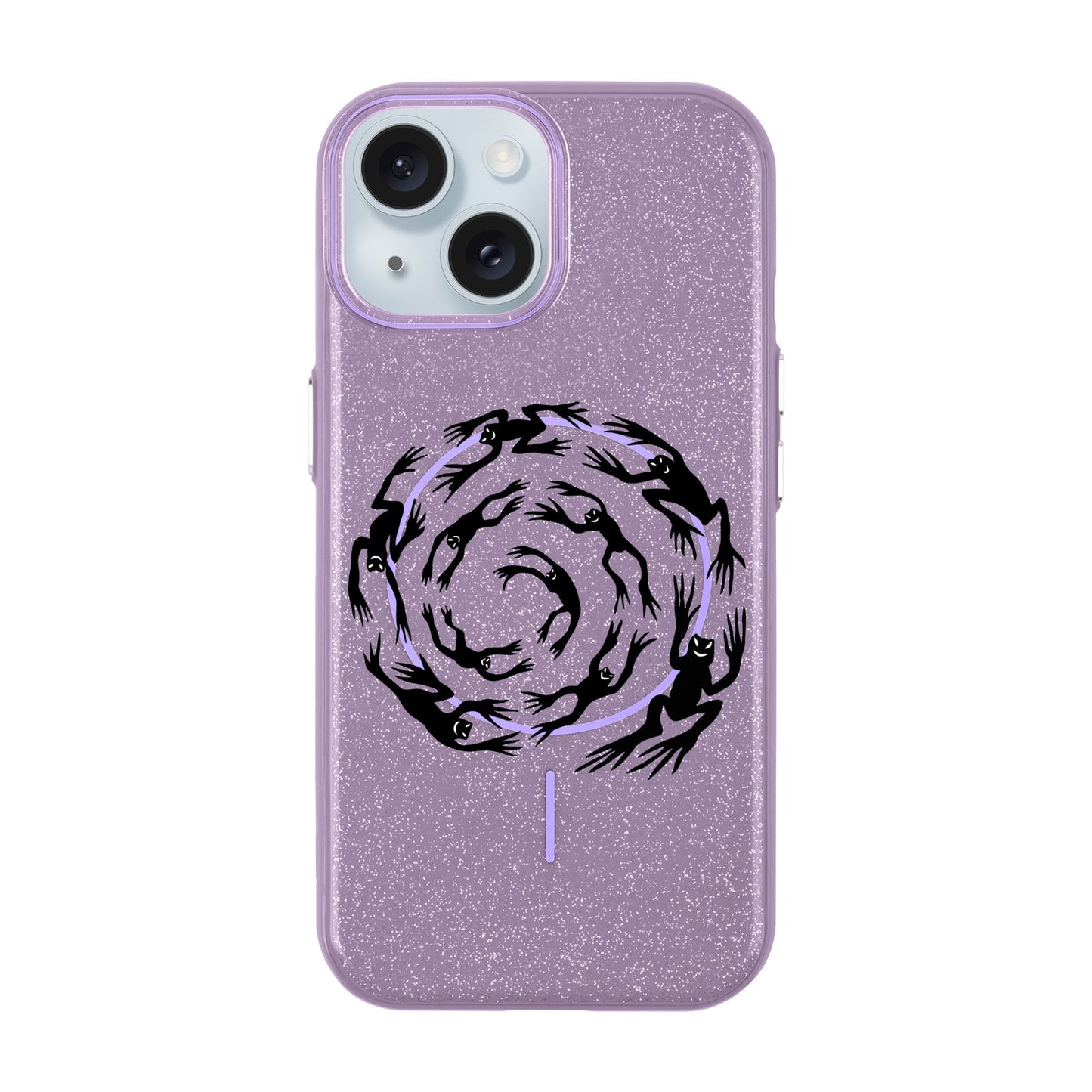 SWIRLING FROGS-iPhone 15 Plus Radiant Kılıf MagSafe Özellikli