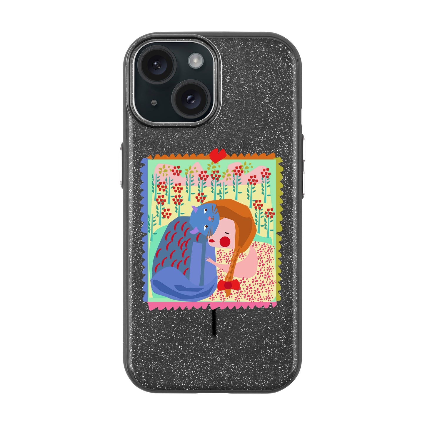 KEDİ POSTA PULU-Radiant Kılıf MagSafe Özellikli - iPhone 15