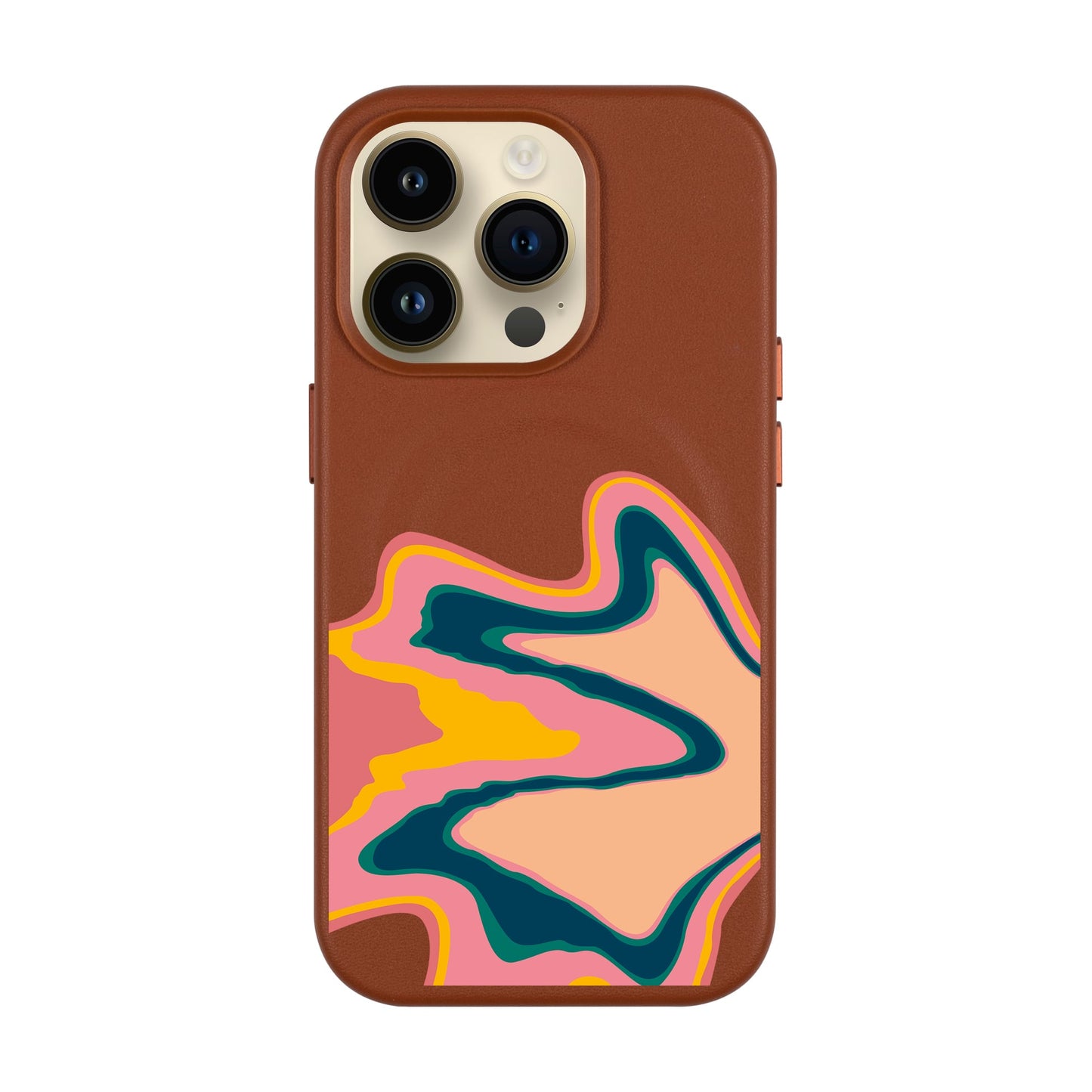 US IN ESSENCE-Leather Kılıf MagSafe Özellikli - iPhone 14 Pro