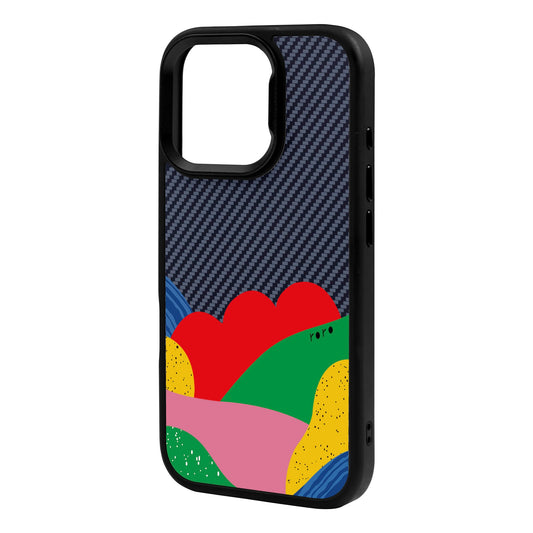 FLAG-iPhone 16 Pro Max Plaid Kılıf MagSafe Özellikli