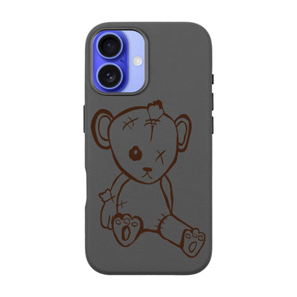BABY BEAR-iPhone 16 Plus Leather Premium Kılıf MagSafe Özellikli